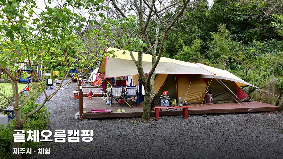 골체오름캠핑
